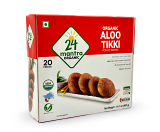 24 Mantra Organic Aloo Tikki- 20 Pcs (400 Gm)