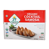 24 Mantra Organic Cocktail Samosa - 25 Pcs (500 Gm)