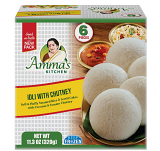 Amma's Kitchen Idli  With Chutney - 6 Pcs (320 Gm)