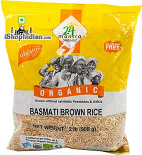 24 Mantra Organic Brown Basmati Rice (2 LB)