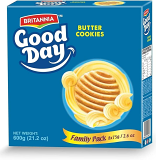 Britannia Good Day Butter Family Pack Cookies - 21.2 Oz (600 Gm)