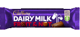 Cadbury Dairy Milk Fruit & Nut Chocolate Bar - 49 Gm