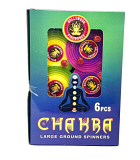 Chakra Large Ground Spinners - 6 PCS