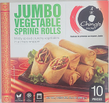Ching's Jumbo Vegetable Spring Rolls - 10 PCS (800 GM)
