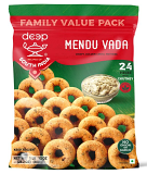 Deep Mendu Vada Family Pack - 24 Pcs (800 Gm)