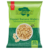 Garvi Gujarat Pepper Banana Wafers - 6.03 OZ (185 GM)