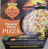 Himalayan Delight Paneer Tikka Pizza - 7 Oz (200 Gm)