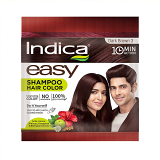 Indica Easy Shampoo Hair Color (Dark Brown) - 20.5 Ml
