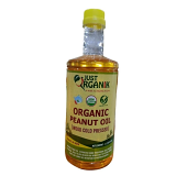 Just Organik Organic Peanut Oil - 1 LTR