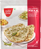 KX Frozen Chilli Coriander Naan - 4 Pcs (320 Gm)