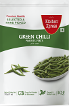 KX Frozen Green chilli - 11Oz (312 Gm)