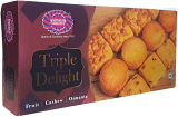 Karachi Bakery Triple Delight (Fruit+Cashew+Osmania) - 21.16 OZ (600 GM)