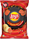Lay's Sizzlin Hot Chips - 48 GM