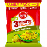 MTR 3 Minute Khatta Meetha Poha Pouch - (160 GM-5.6 OZ)