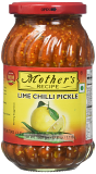 Mother's Lime Chilli Pickle - 17.5 Oz (500 Gm)