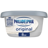 Philadelphia Original Cream Cheese Spread, 8 oz Tub