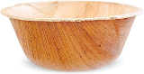 Plam Leaf Disposable Biodegradable Round Bowl 5 Inch - 25-Pack