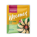 Prasuma Peri Peri Veg Momos - 15 Pcs (400 Gm)