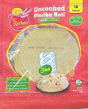 Rotikaa Uncooked Phulka Roti (Whole Wheat) - 18 Pcs (21 Oz)