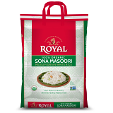 Royal Organic Sona Masoori Rice - 20 LB