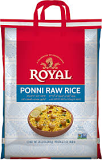 Royal Ponni Raw Rice - 20 Lb (9.07 Kg)