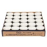 Tea Light Candles (Unscented) - 50 Pcs