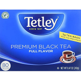 Tetley Premium Black Tea Full Flover (80-Bags)