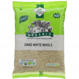 24 Mantra Organic Urad Whole Gota (White) - 4 LB