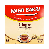 Wagh Bakri Tea Bags - Ginger (100 Bags)