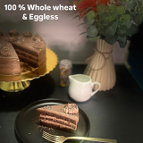 Chocolate Cream Cake Slice (Eggless) - EACH