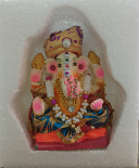 Eco Friendly (CLAY) Lord Ganesha Ganpati Idol (4" Inch)