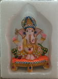 Eco Friendly (CLAY) Lord Ganesha Ganpati Idol (6" Inch)