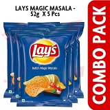 Lay's Magic Masala - 48 Gm (Pack Of 5 Pcs)
