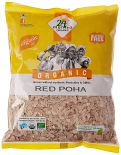 24 Mantra Organic Red Thick Poha - 2 Lb