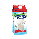 Stoneyfield Organic Whole Milk 1/2 GALLON