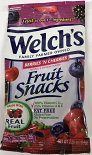 Welch's Fruit Snacks- Berries N Cherries 64gm
